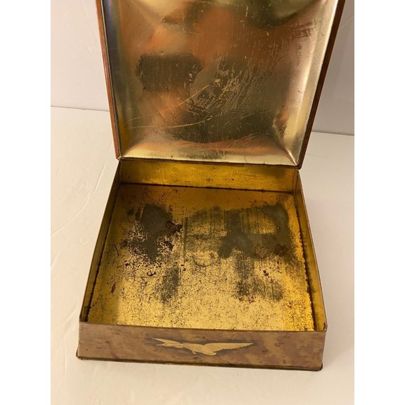 Flying Ducks Vintage Metal Tin Keepsake Jewelry Trinket Box Made in England - Picture 7 of 7